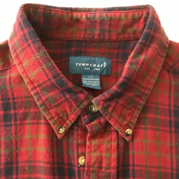 Multi-color men's flannel by Town Craft - Picture 2 of 4